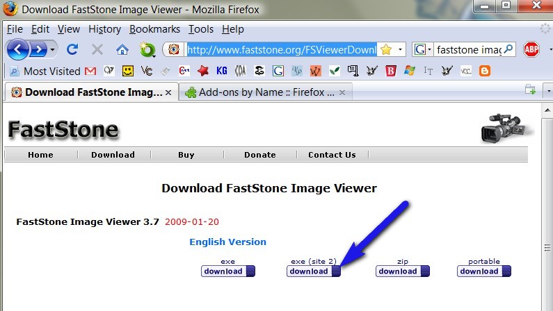faststone maxview double click closes